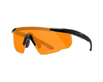 Тактичні захисні окуляри Wiley X Sabre Advanced Set 3in1 - матовий Чорний