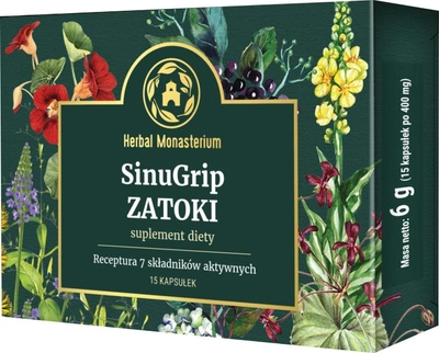 Капсули Herbal Monasterium SinuGrip пазухи 15 к (HEP184)