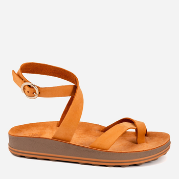 Sandały damskie skórzane Fantasy Sandals Amalfi S333 37 Pomarańczowe (5207200164739)