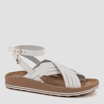 Sandały damskie skórzane Fantasy Sandals Emilia S334 40 Białe (5207200165248)