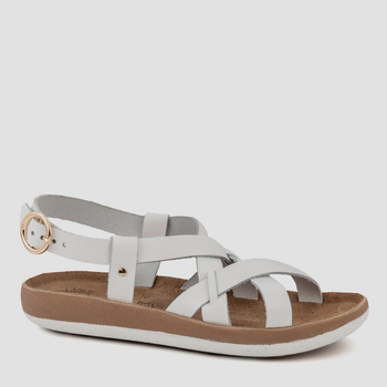 Sandały damskie skórzane Fantasy Sandals Antriana S906 38 Białe (5207200161387)