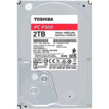 Жесткий диск 3.5" Toshiba P300 2TB SATA 64MB (HDWD120EZSTA) [81200]