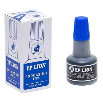 Штемпельная краска Yp Lion синяя СС-45