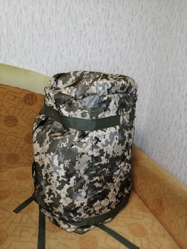 Рюкзак військовий, тактичний баул-сумка піксель 70 л, 64*40*25 см, арт.301 01