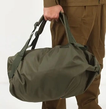 Сумка дорожня тактична, туристичний рюкзак 25 л Олива MELGO вологозахисний речовий мішок