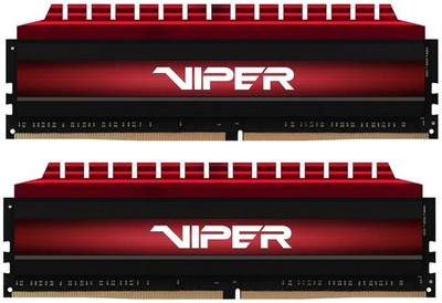 Оперативна пам'ять Patriot DDR4-3200 32768MB PC4-25600 (Kit of 2x16384) Viper 4 Red (PV432G320C6K)