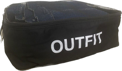 Сумка-органайзер ORGANIZE с сеткой L OUTFIT Черный (M-bag-L-black)