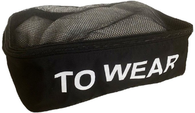 Сумка-органайзер ORGANIZE с сеткой М TO WEAR Черный (M-bag-M-black)