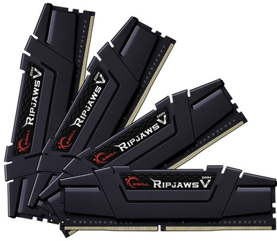 Оперативна пам'ять G.Skill DDR4-3600 65536MB PC4-28800 (Kit of 4x16384) Ripjaws V Black (F4-3600C18Q-64GVK)