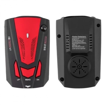 Автомобильный антирадар Radar Detectors 16 Band V7 красный