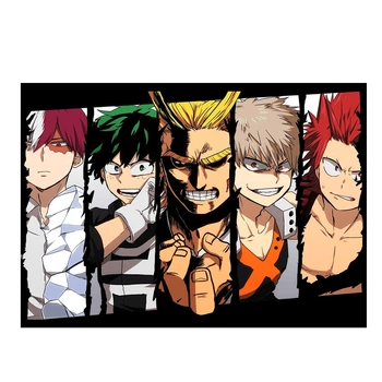 Постер плакат аніме Моя геройська академія My Hero Academia 42х29 см А3 (422046)
