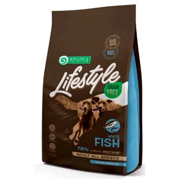 Nature's Protection Lifestyle Grain Free White Fish Adult All Breeds беззерновой корм для взрослых собак всех пород с белой рыбой - 1.5 кг NPLS45684