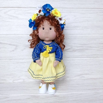 Интерьерная текстильная кукла ручной работы Асоль Hand Made