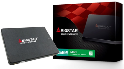 Твердотільний накопичувач 256Gb, Biostar S160, SATA3, 2.5", 3D TLC, 550/500 MB/s (S160-256GB)