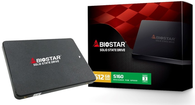 Твердотільний накопичувач 512Gb, Biostar S160 (S160-512GB)