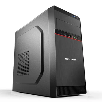 Корпус Crown CMC-411, 500W, MiniTower, MicroATX/Mini-ITX, 1хUSB 2.0, 1xUSB 3.0, 175х350х350мм, 0.5 м