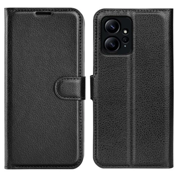 Классический чехол-книжка Deexe Book Type для Xiaomi Redmi Note 12 - Black