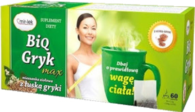 Herbata Mir-lek Biq Gryk Wspiera Kontrolę Wagi 60 Sasz. (ML074)