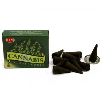 Благовония "Cannabis " "Конопля" Hem конусы 31180K