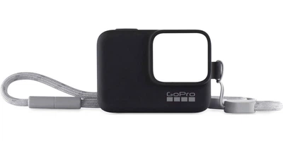 Силиконовый чехол для экшн камеры GoPro Sleeve&Lanyard Case for GoPro Hero 5/6/7, Black (ACSST-001)