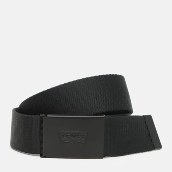 Ремень мужской Levi's Tonal Batwing Web Belt 38023-0030 120 см Черный (7613417707917)
