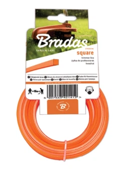 Леска для триммера Bradas TRIMMER "квадрат" 1,6мм х 15м ZTK1615K