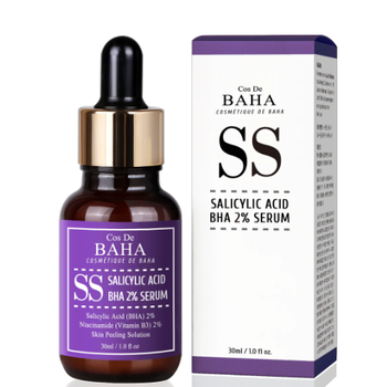 Сироватка із саліциловою кислотою 2% Cos De Baha Salicylic Acid BHA 2% Serum SS 30 ml