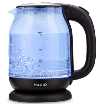 Скляний чайник з підсвічуванням 1.7 л MAGIO МG-983 ТР