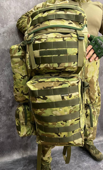 Большой армейский тактический рюкзак 110 л Турция, Тактический рюкзак баул 100л-110 литров Мультикам