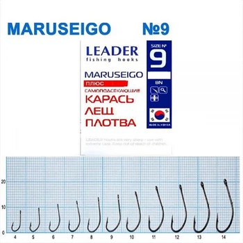 Крючок самоподсекающий Leader Maruseigo BN № 9