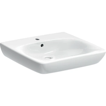 Умывальник подвесной инклюзивный GEBERIT Selnova Comfort 550x550x150мм квадратный белый 501.461.00.7