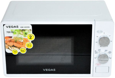 Мікрохвильова піч vegas vmе-4020wl