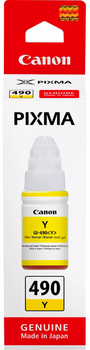 Контейнер Canon GI-490 Pixma G1400/G2400/G3400 70 мл Yellow (0666C001)