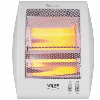 Електричний кварцовий обігрівач ADLER AD 7709 800 Вт Білий
