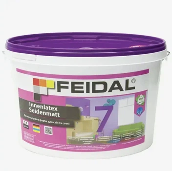 Фарба Feidal Innenlatex Seidenmatt безбарвна 5 л