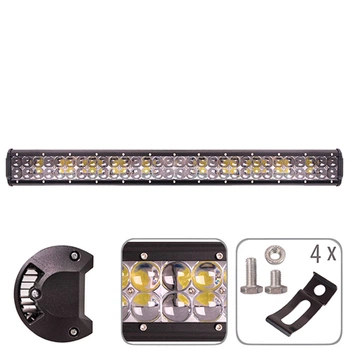 Светодиодная LED балка люстра на крышу авто WLP-7134 710*80*60 180W 6000K ближний+дальний
