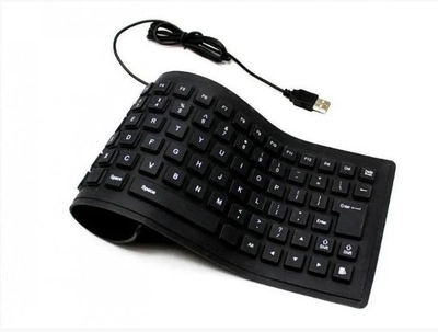 Клавиатура силиконовая HLV USB X3 6966 Black