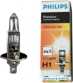 Галогенка H1 Philips 12V 55W +30% Vision 12258PRC1