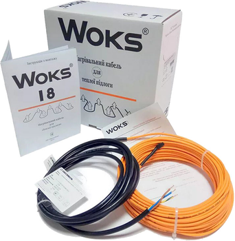 Нагрівальний кабель Woks 18, 295 Вт, 16 м (woks-18-295w)