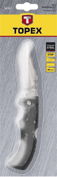 Нож TOPEX универсальный, лезвие 100 мм, складной (98Z101)