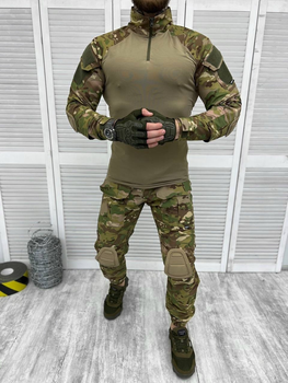 Тактический военный костюм комплект Attac ( Убакс + Штаны ), Камуфляж: Мультикам, Размер: XL