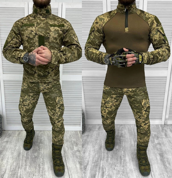 Тактический военный костюм Attac ( Китель + Убакс + Штаны ), Камуфляж: Пиксель ВСУ, Размер: M
