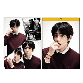 Постер плакат Ким Техен BTS Bangtan Boys ON 42х29 см А3 (poster_0011)