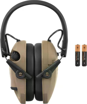 Активні захисні навушники Walker’s Razor Slim Tacti-Grip (FDE) (GWP-RSEMRH-FDE)