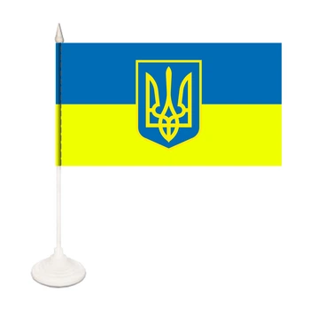 Настільний односторонній прапорець України