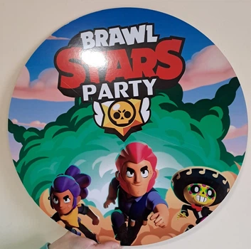 Мини Баннер Для Фотозоны Бравл Старс Brawl Stars Разноцветный