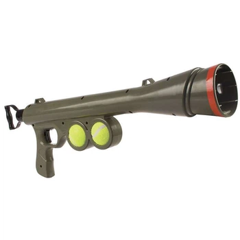 Метальник м'ячів для дресирування собаки M-Pets Bazooka Ball Launcher Комплект (6953182719731)