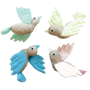Игрушка Птичка из флуоресцентной ткани для кошек M-Pets Cat Toy Bird 13х11х5 см (6953182710936)