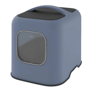 Закрытый туалет для котов с фильтром и совком в комплекте Rotho MyPet Cat Toilet Biala ECO 51х38.5х44 см (7610859245045)