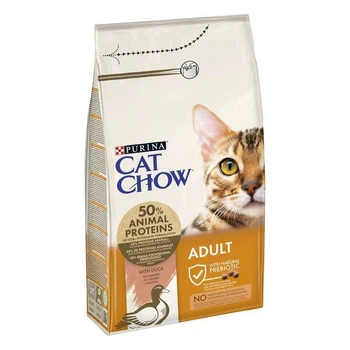 Сухой корм Purina Cat Chow Adult Duck с уткой для котов, 1.5 кг